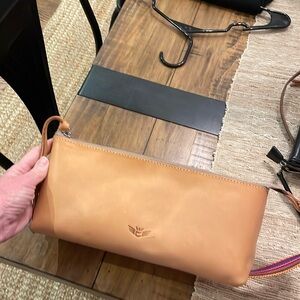 Consuela Wrist Bag Silver Pink Glitter Inside Never Carried